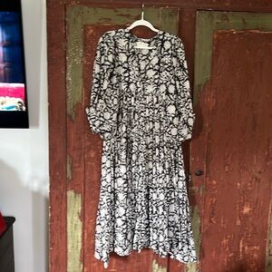 Daughters of India  size L boho block print dress.